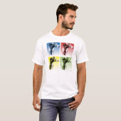 Greyhound Pop Art T-Shirt (Vorne ganz)