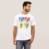 Greyhound Pop Art T-Shirt (Vorne ganz)