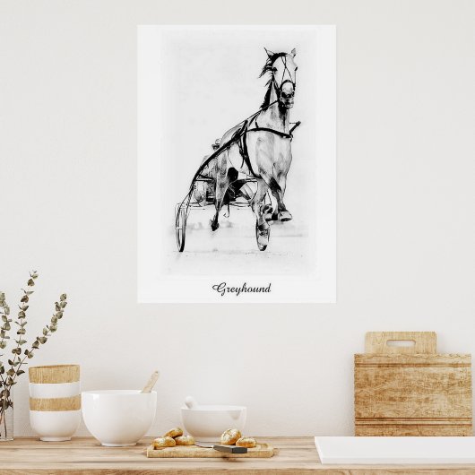 Greyhound Poster (Küche)