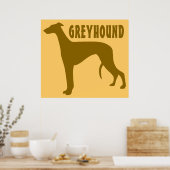 Greyhound Poster (Küche)