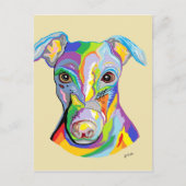 GREYHOUND POSTKARTE (Vorderseite)