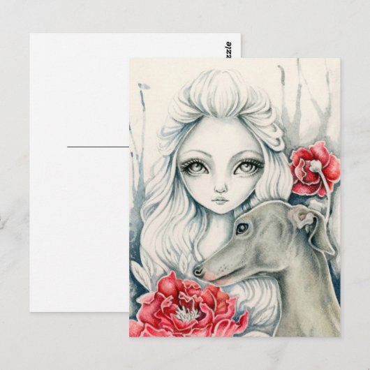 Greyhound - Postkarte (Vorne/Hinten)