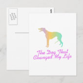 Greyhound Postkarte (Vorne/Hinten)