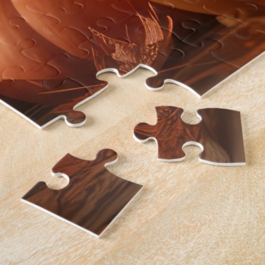 Greyhound Puppy Autumn Delight Pumpkin Puzzle (Seite)