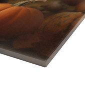 Greyhound Puppy Autumn Delight Pumpkin Schneidebrett (Ecke)