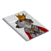 Greyhound Queen Notizblock (Rechte Seite)