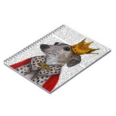 Greyhound Queen Notizblock (Linke Seite)