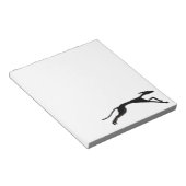 Greyhound Racing Art Notizblock (angewinkelt)