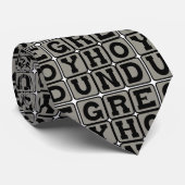Greyhound, Racing Dog Krawatte (Gerollt)