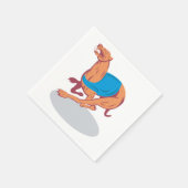 Greyhound Racing Paper Napkins Serviette (Ecke)