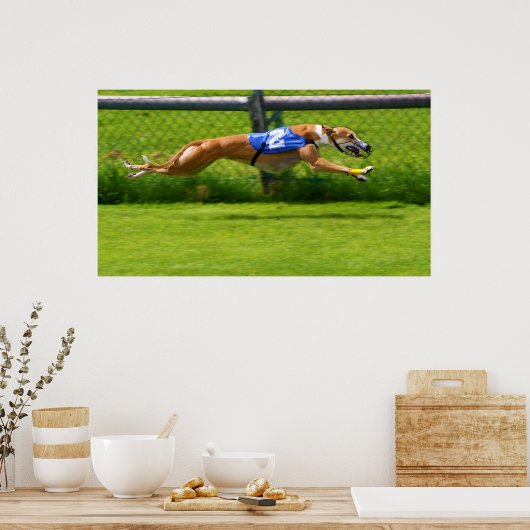 Greyhound Racing Poster (Küche)