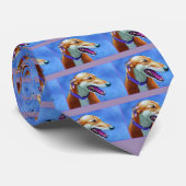 Greyhound Rescue Dog Krawatte (Gerollt)