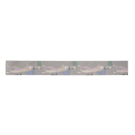 Greyhound Ribbon 3.0" & Matching Gift Wrap (Septem Satinband