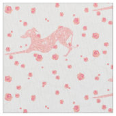 Greyhound Rose Joann Fabric Albern Iggy Stoff (Nahaufnahme)