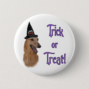 Greyhound (rot) Trick Button