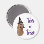 Greyhound (rot) Trick Magnet (Vorderseite/Rückseite)