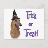 Greyhound (rot) Trick Postkarte (Vorderseite)