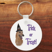 Greyhound (rot) Trick Schlüsselanhänger (Vorderseite)