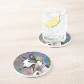 Greyhound Sandstone Untersetzer (Seite)