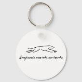 Greyhound Schlüsselanhänger (Vorderseite)