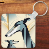 Greyhound Schlüsselanhänger (Rückseite)