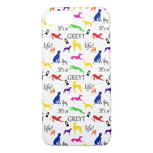 Greyhound sein a Greylife Zitat  Case-Mate iPhone Hülle (Rückseite)