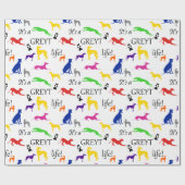 Greyhound sein a Greylife Zitat  Geschenkpapier (Flach)