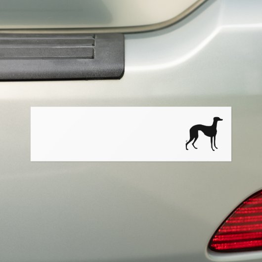 Greyhound-Silhouette Autoaufkleber (Auf Auto)
