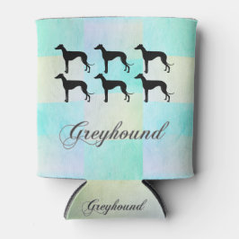 Greyhound-Silhouette kann kühlen Dosenkühler