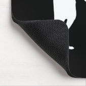 Greyhound-Silhouette Mousepad (Ecke)