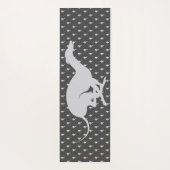 Greyhound Sisters Illustration Yoga Mat Yogamatte (Rückseite)