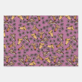 Greyhound Snoots Geschenkpapier Set (Vorderseite)