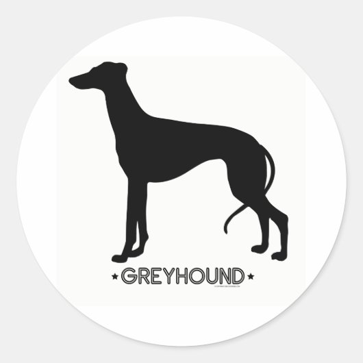 Greyhound Sticker (Vorderseite)