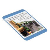 Greyhound Summer Garden Magnet (Rechte Seite)