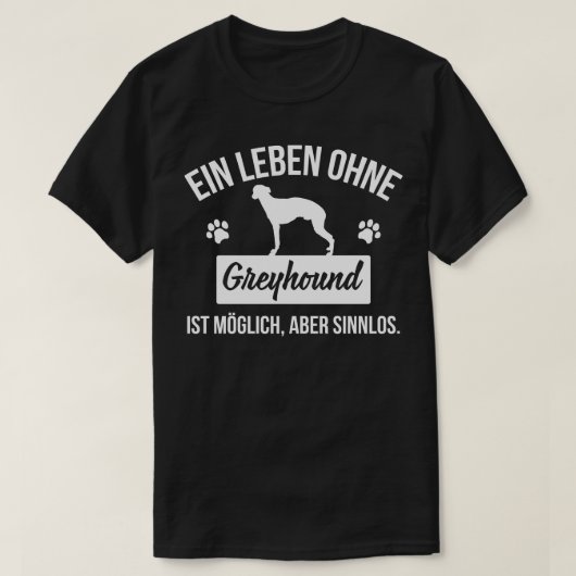 Greyhound T-Shirt (Design vorne)