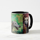 Greyhound Tasse Triple Hund Dare Ya (VorderseiteRechts)