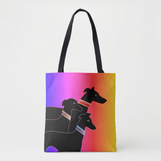 Greyhound Trio Tasche (Vorderseite)