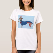 Greyhound Uncle Sam T-Shirt (Vorderseite)