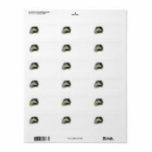 Greyhound und Finden Sie Ihre Adresse hier! Adressaufkleber (Vorne)