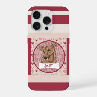 Greyhound Valentine Heart iPhone 11 Pro Case  iPhone 15 Pro Hülle