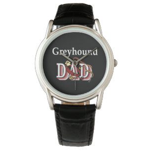 Greyhound Vater Geschenke Armbanduhr