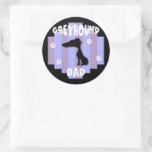 Greyhound Vater Stickers (Tasche)