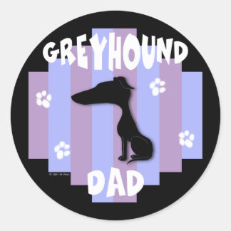 Greyhound Vater Stickers