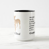 Greyhound Vater Tasse (Zentrum)
