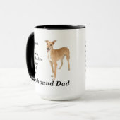 Greyhound Vater Tasse (Vorderseite Links)
