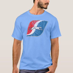 Greyhound Vintage Bus Line Mädchen T-Shirt