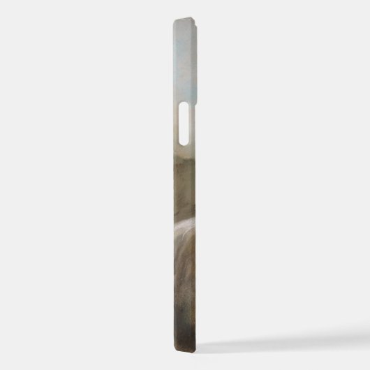 Greyhound Vintage Ölmalerei iPhone Hülle (Rechte Seite)