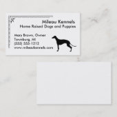 Greyhound Visitenkarte (Vorne/Hinten)