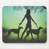 Greyhound Walk Mousepad (Vorne)
