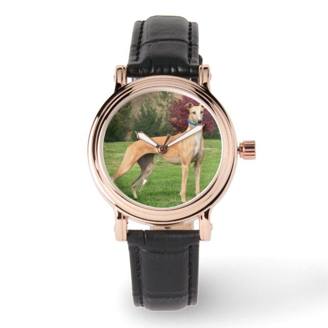 Greyhound Watch Armbanduhr (Vorderseite)